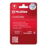 McAfee LiveSafe – Unlimited Devices for 1 Year