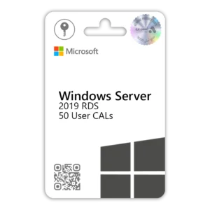 Windows Server 2019 Remote Desktop - 50 User CALs - Digital Software License